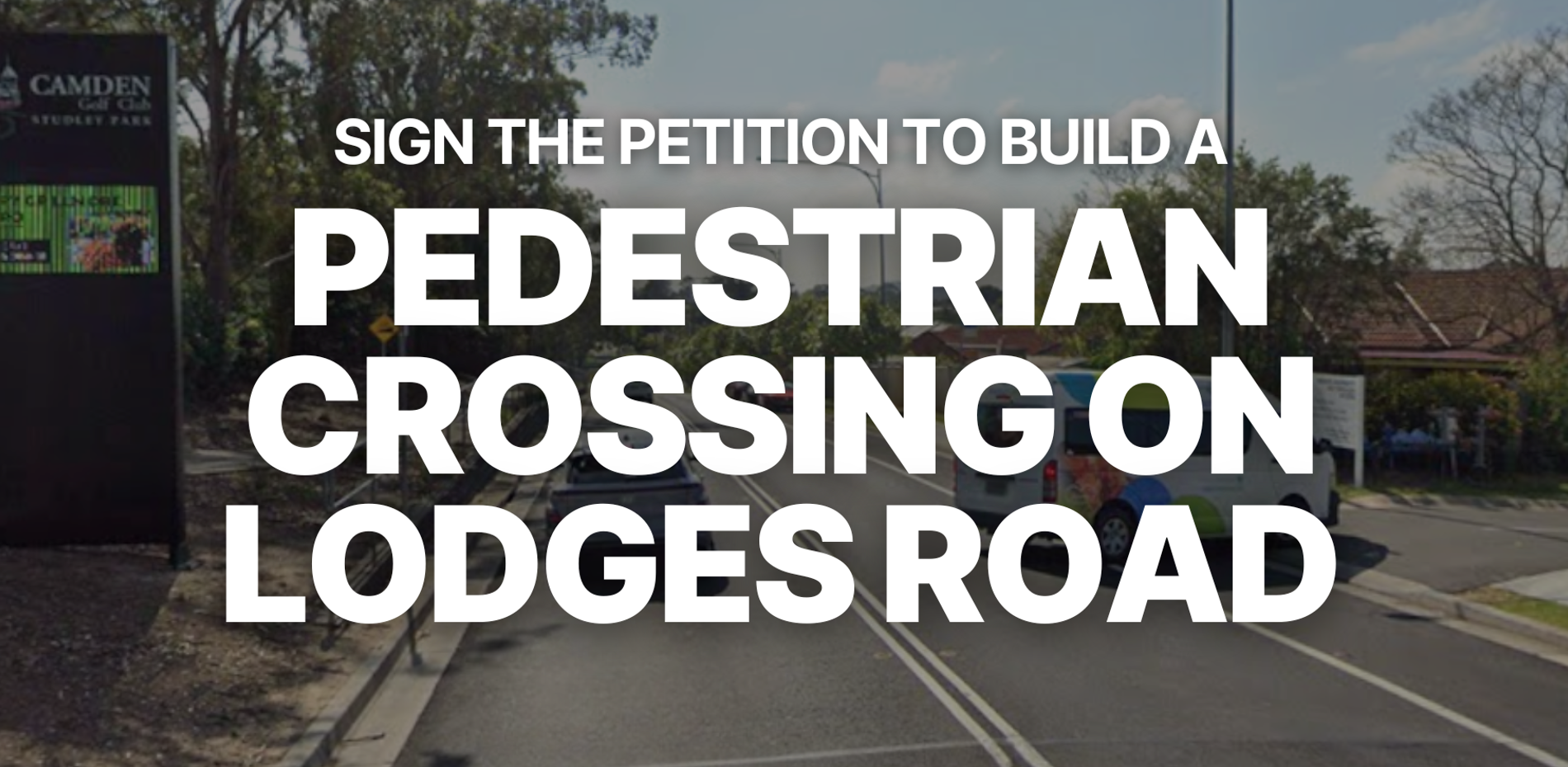 Safer Roads: Pedestrian Crossing on Lodges Road Main Image